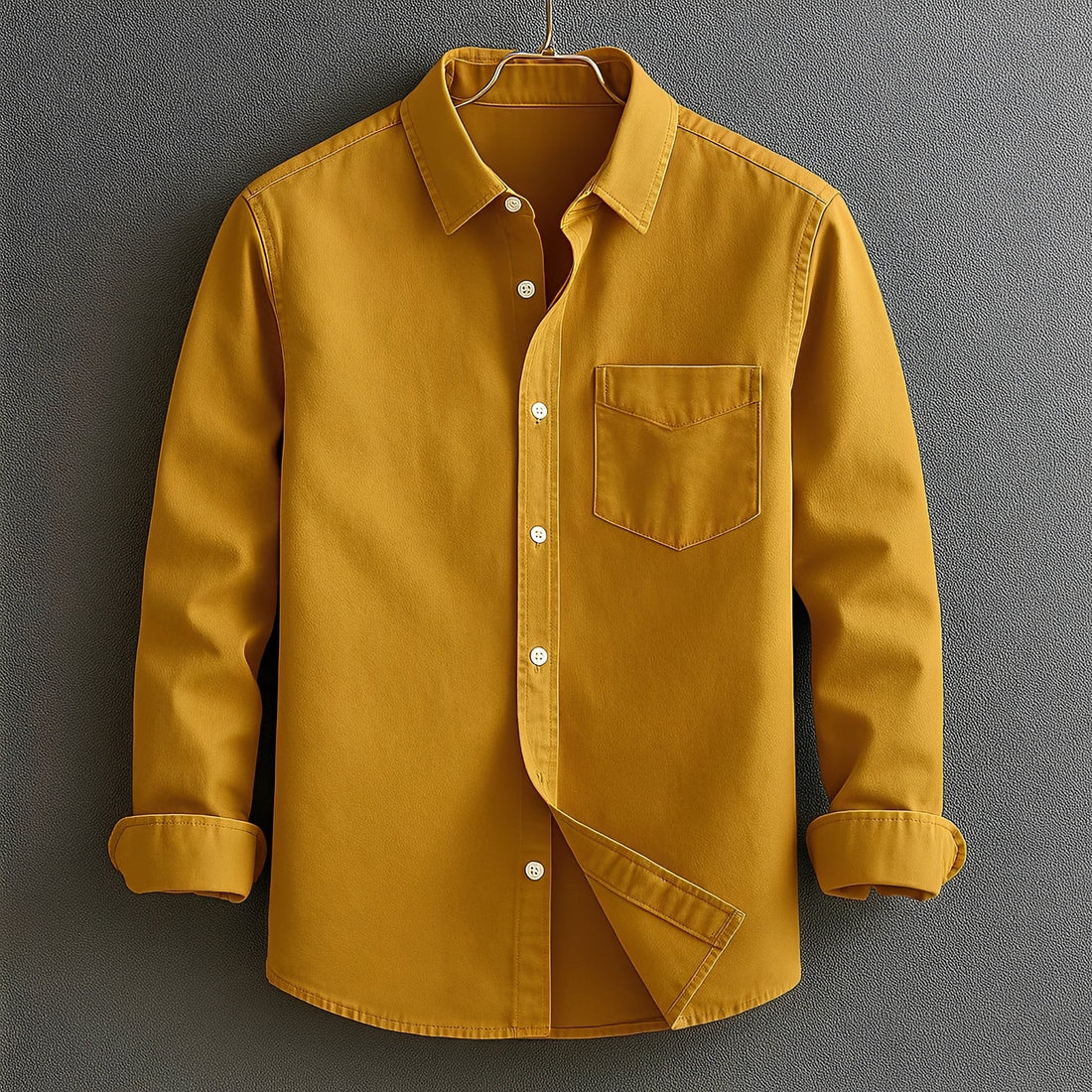 Barton - Camisa Formal de Manga Longa