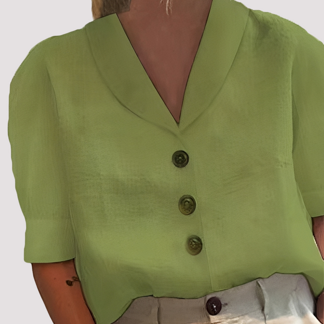 Mariyah - Blusa Estilosa com Decote em V