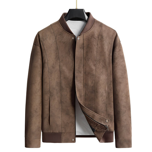 Declan - Elegant loose bomber jacket for men