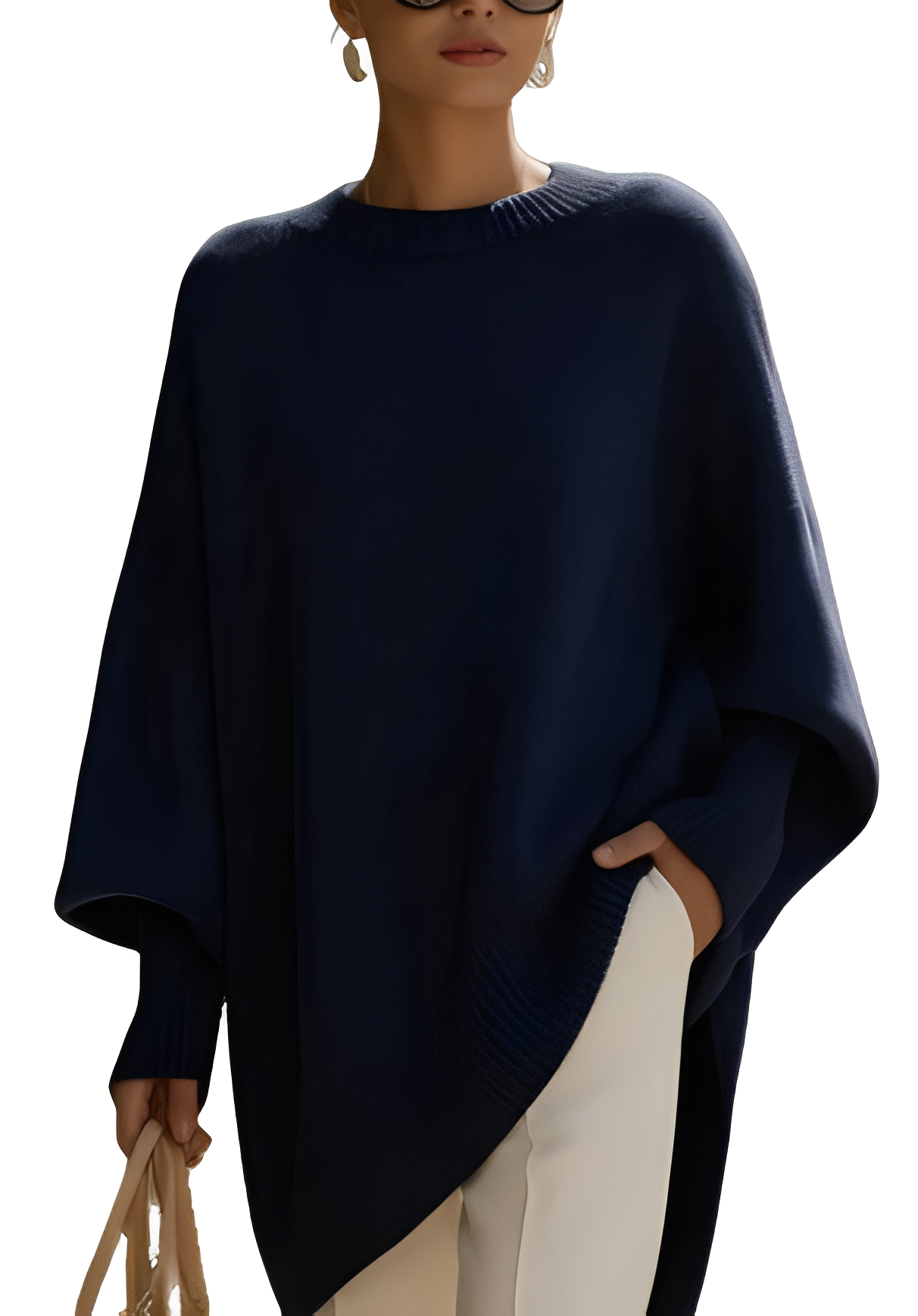 Pamella - Eleganter Übergroßer Kaschmirstrick für Frauen