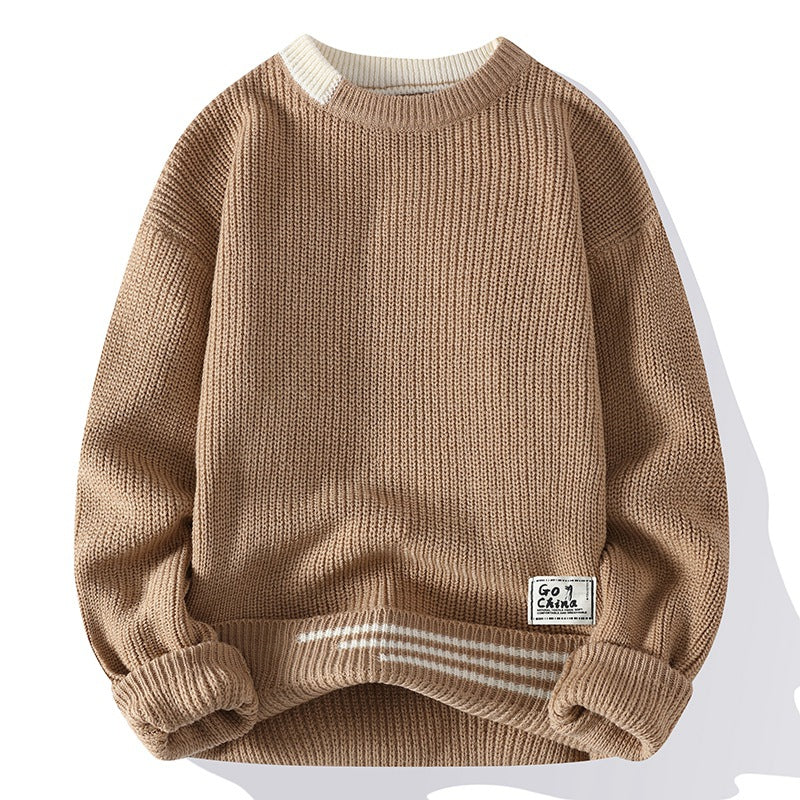 Arthur - Modern Sweater with Round Neck for Men