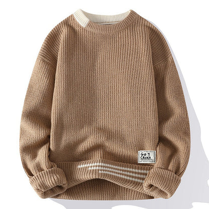 Arthur - Modern Sweater with Round Neck for Men