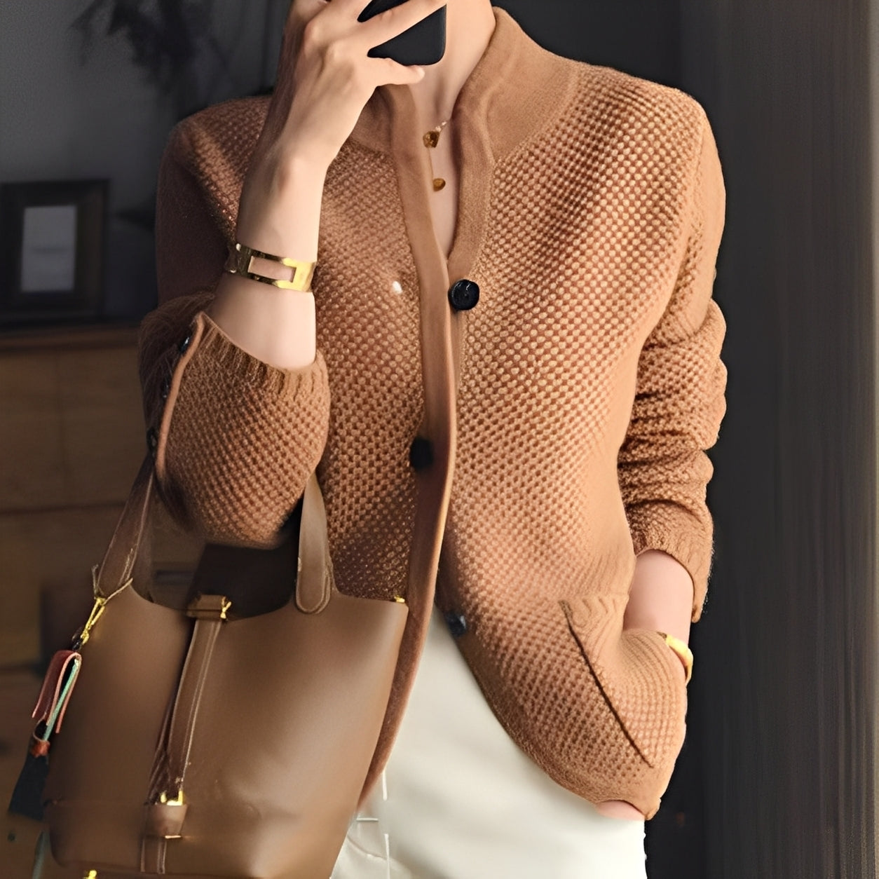 Madlyn - Elegante Camisola de Lã para Mulheres