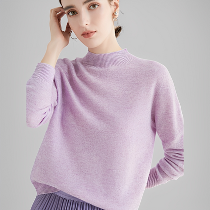 Chrystellene - Bequemer Rollkragenpullover aus Kaschmir für Damen