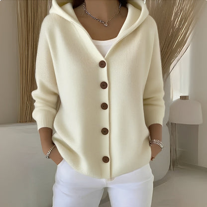 Orianne - Cardigan de manga longa em algodão para mulher