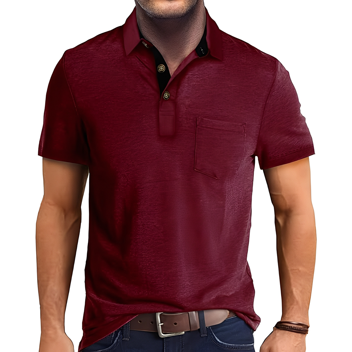 Abner - Camisa polo de estilo clássico