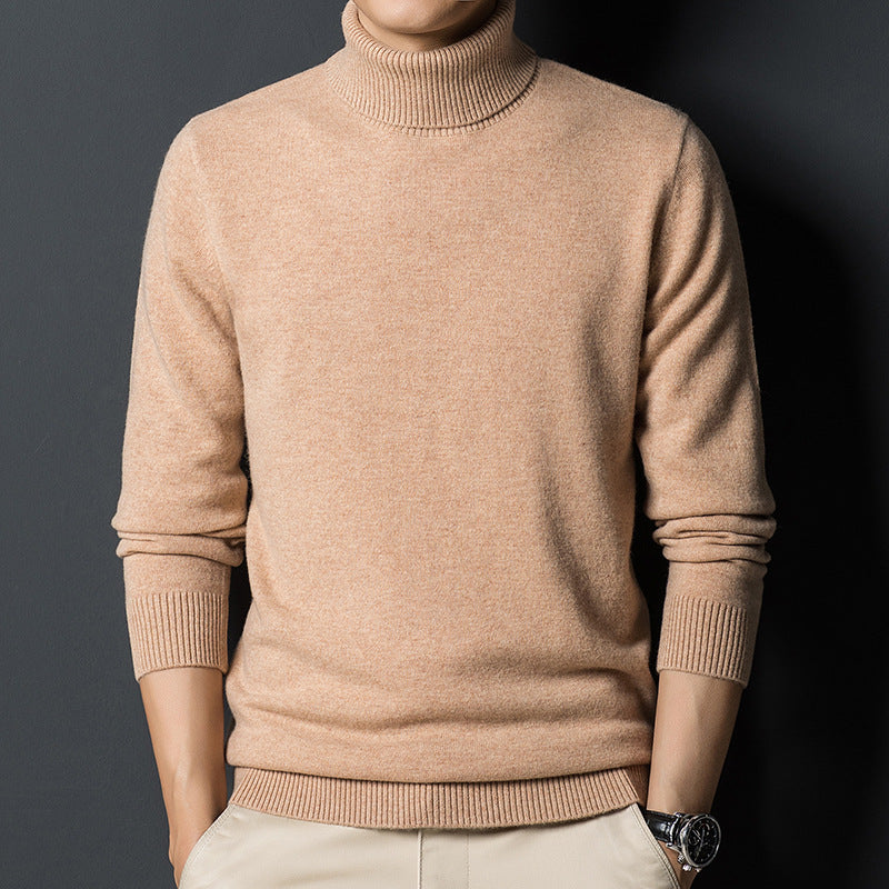 Ralph - Simple Wool Turtleneck Sweater for Men