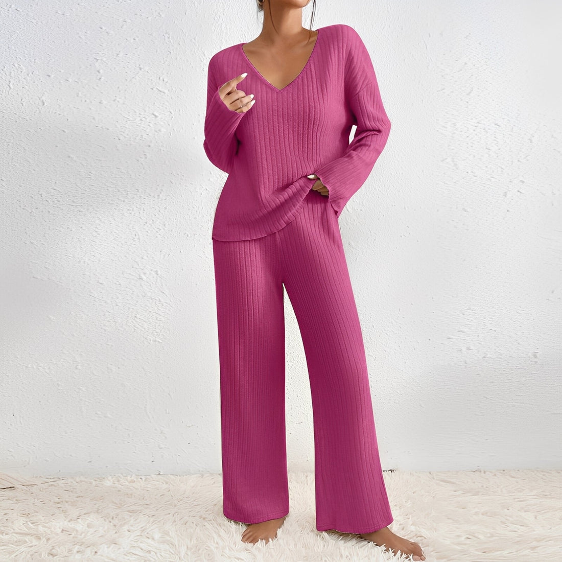 Carly - Conjunto confortável, moderno e elegante para mulher