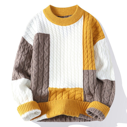 Greg - Elegant Knit Sweater with Round Neck for Men