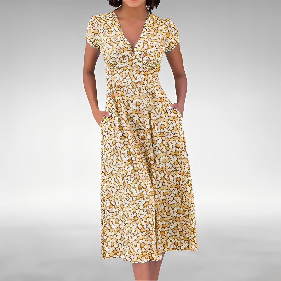 Althina - Vestido fluido e elegante para mulher