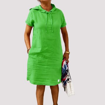 Ava - Vestido com Capuz Estiloso