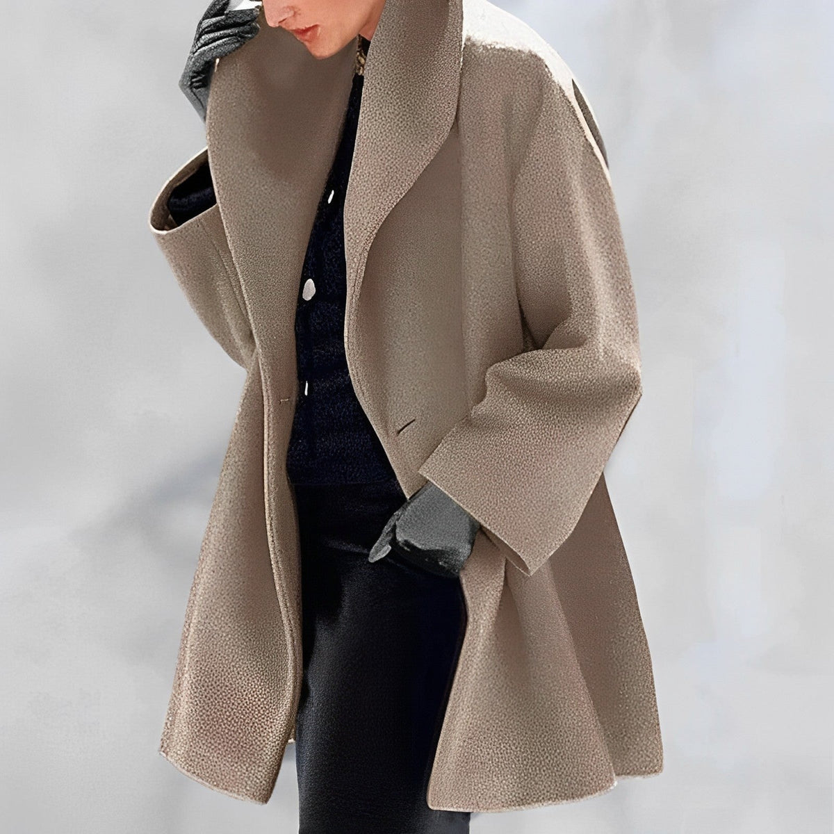 Verlie - Casaco com capuz elegante e quente