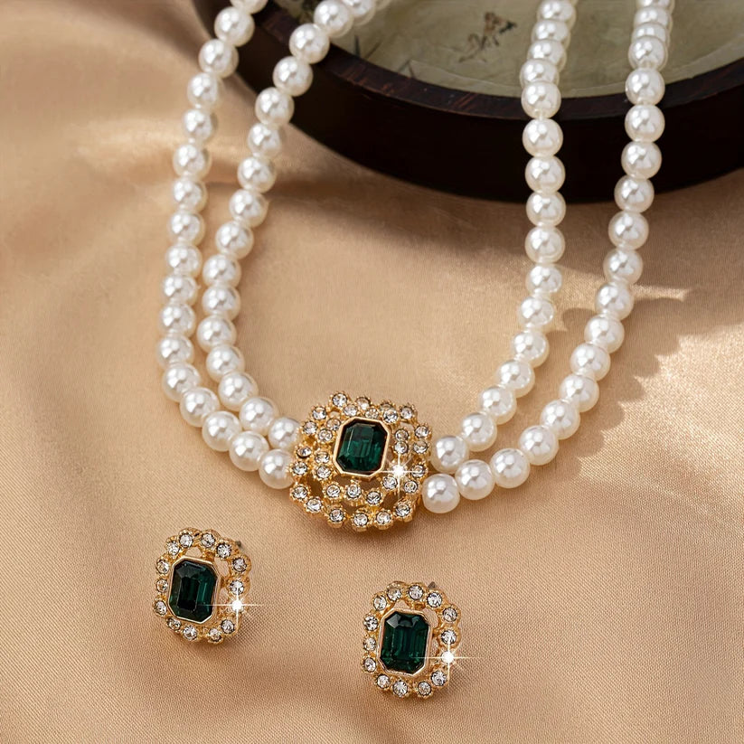 Tamsin – Conjunto de joias em ouro Verdalle