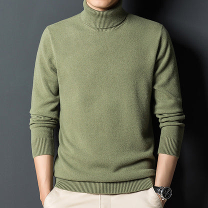 Ralph - Simple Wool Turtleneck Sweater for Men