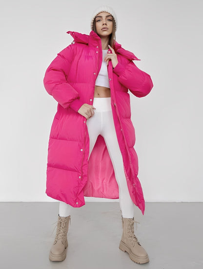 Eloise - Modern loose jacket with hood for women