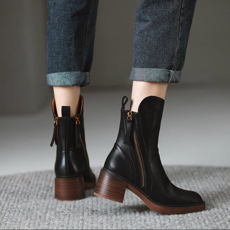Rosie - Botas elegantes com fecho para mulheres