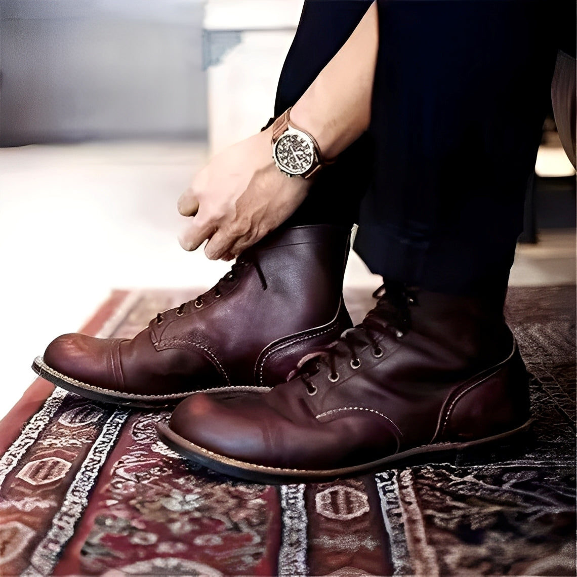 Lucrèce - Botas vintage com cadarço