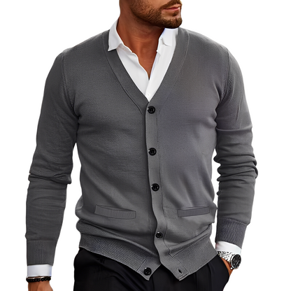 Bradley - Casual, simples Cardigan para Homens