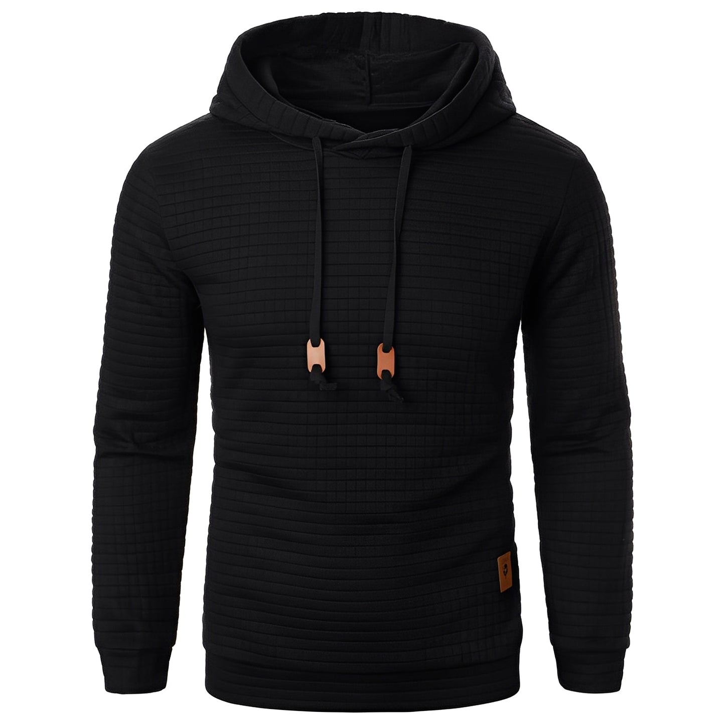 Damian - Casual, warm close-fitting hooded sweatshirt for men
