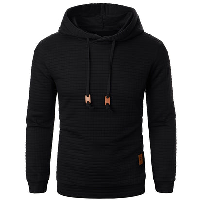 Damian - Casual, warm close-fitting hooded sweatshirt for men