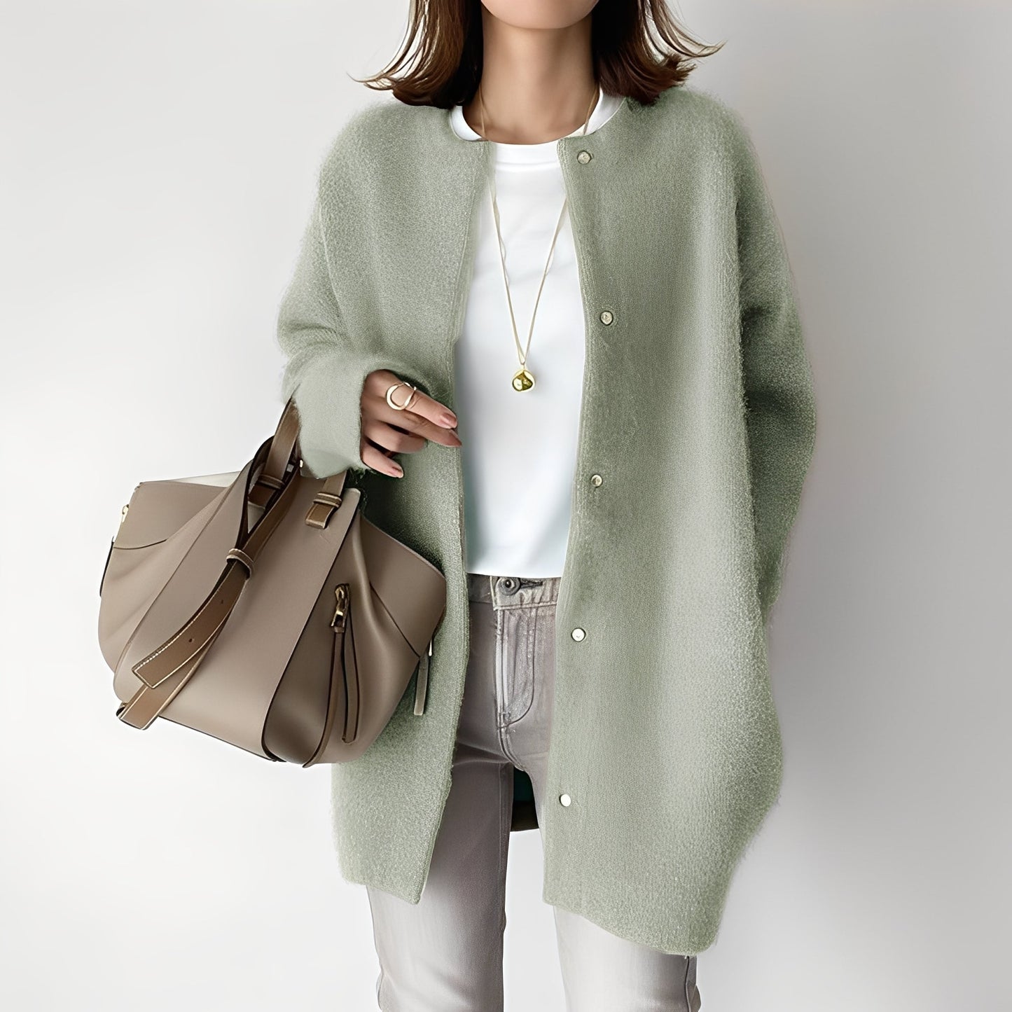 Savanah - Elegante, suave, cardigan solto para mulheres