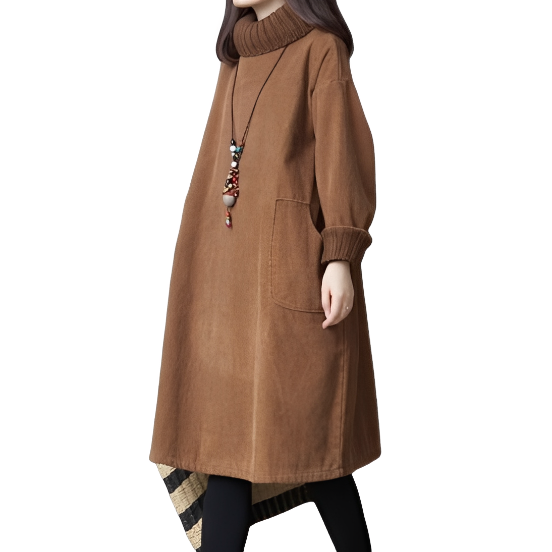 Molly - Casual and warm corduroy dress for women