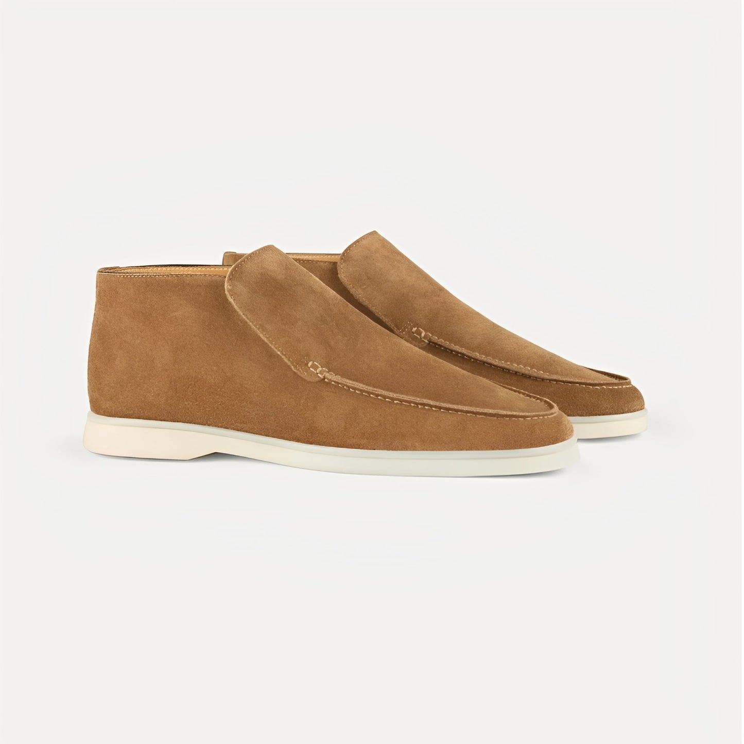 Jimmy - Elegant high-quality suede slip-on shoes for men