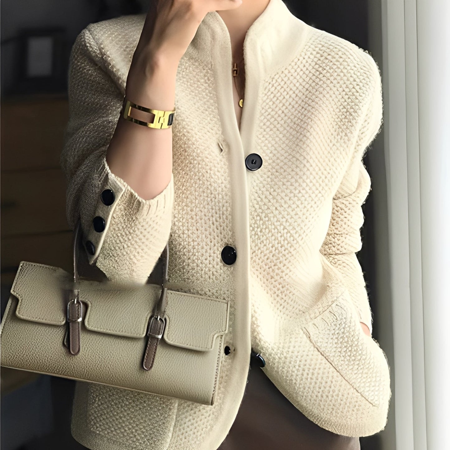 Madlyn - Elegante Camisola de Lã para Mulheres