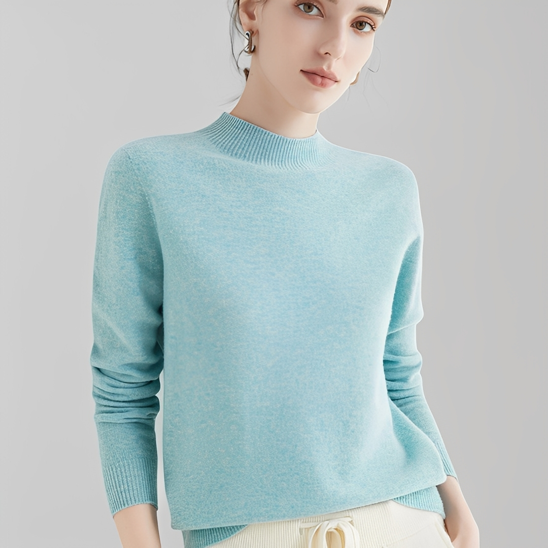 Chrystellene - Bequemer Rollkragenpullover aus Kaschmir für Damen