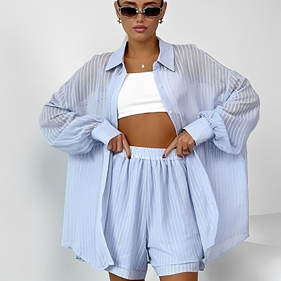 Sally - Conjunto confortável de duas peças para mulheres