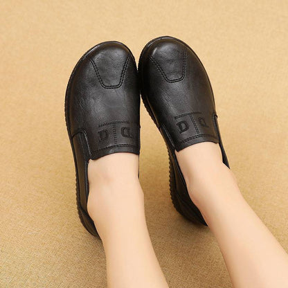 Mary - Sapatos Elegantes de Couro Macio para Mulheres