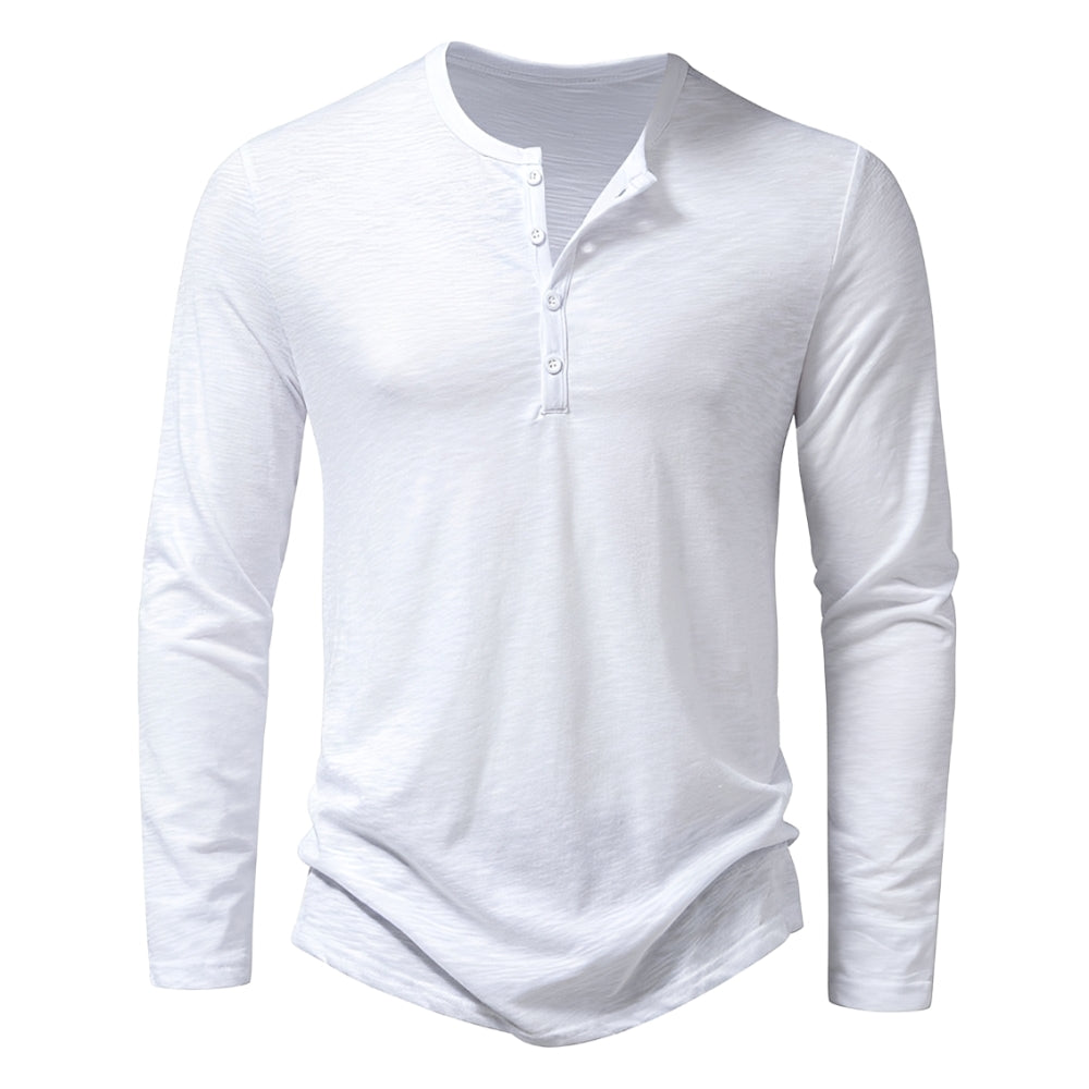 Randall – Camisa casual com mangas longas para homens