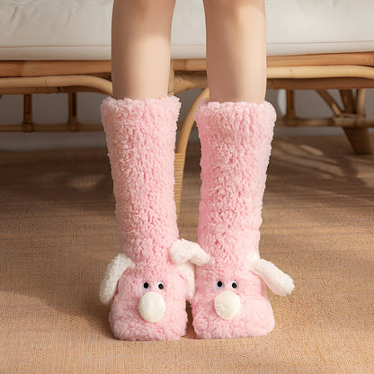 Krystelle - Elegante, doce, quente meias de chão para mulheres