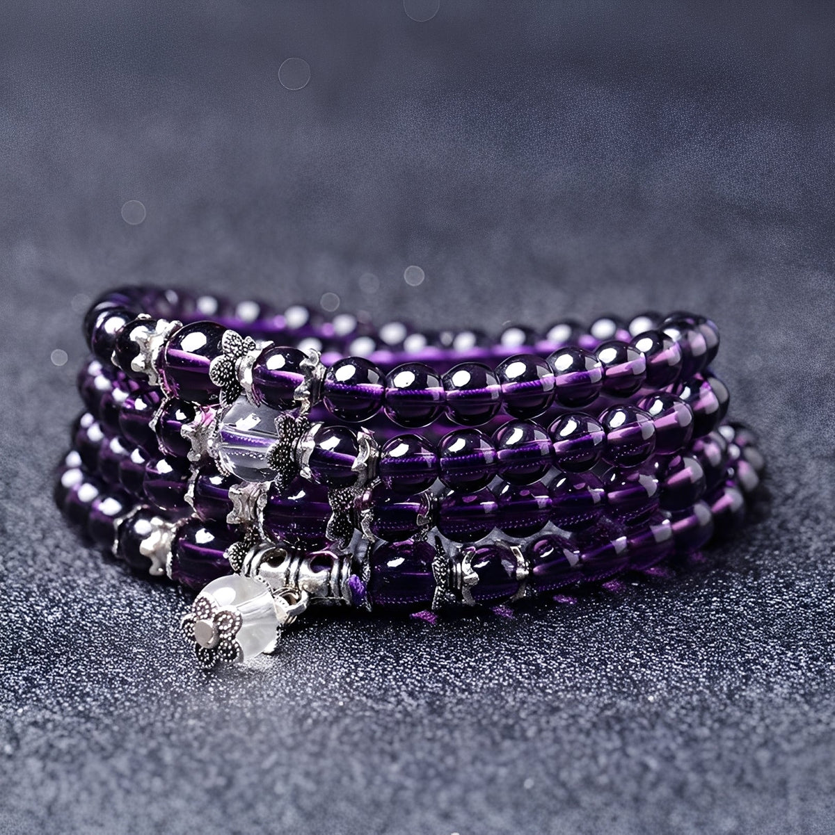 Mia – Bracelete e colar espiritual em ametista