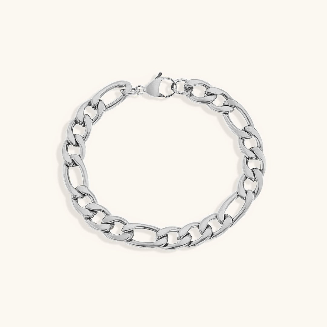 Saturno - Bracelete em corrente dourada