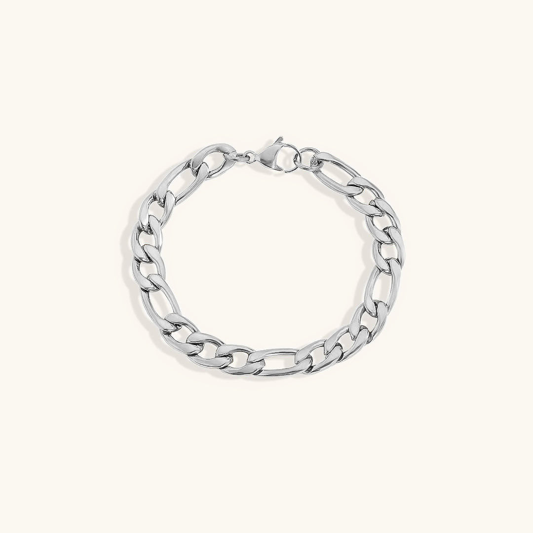 Saturno - Bracelete em corrente dourada