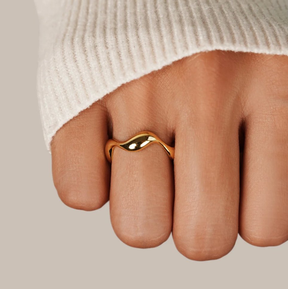 Tarah – Anel onda elegante