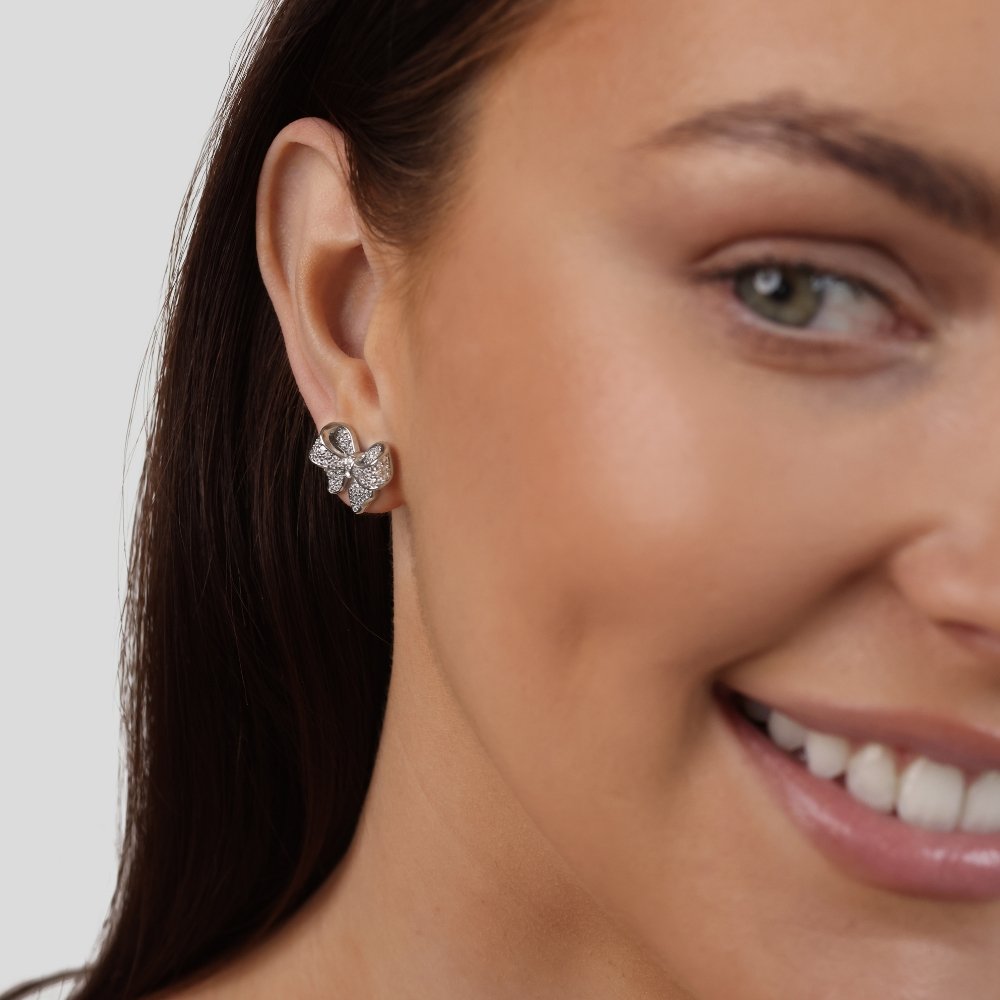 Minerva – Boucles de Oreilles Nœud