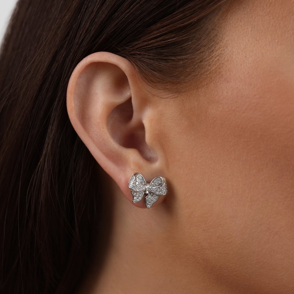 Minerva – Boucles de Oreilles Nœud