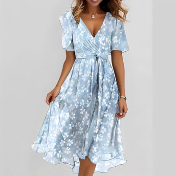Emelia - Vestido de Chiffon Floral