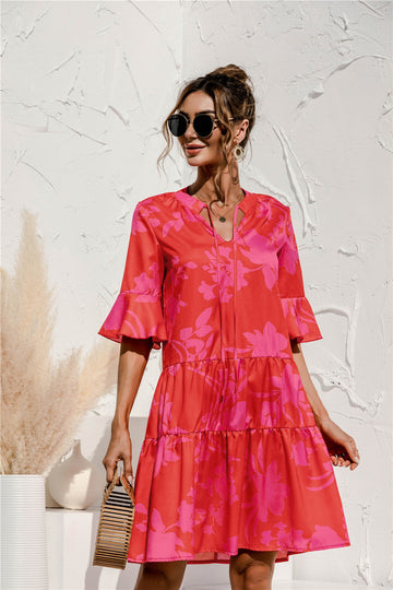Liza - Vestido estiloso com mangas largas para mulheres