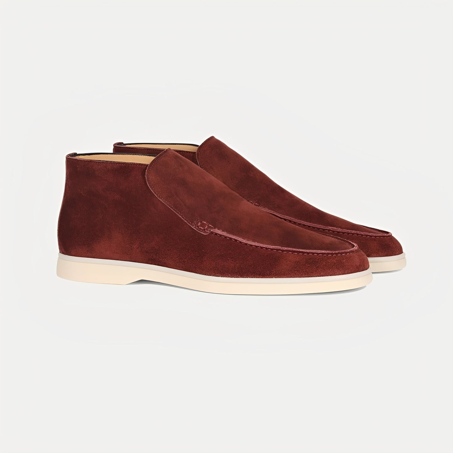 Jimmy - Elegant high-quality suede slip-on shoes for men