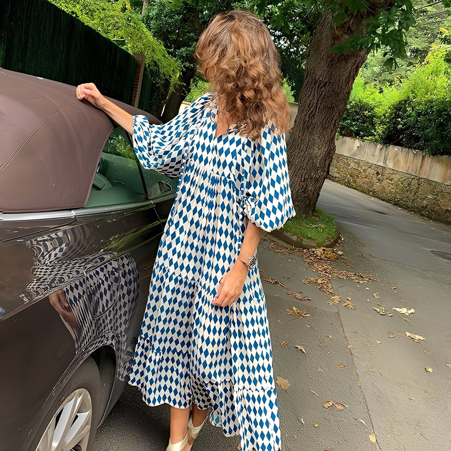 Irénée - Vestido boêmio elegante para mulheres