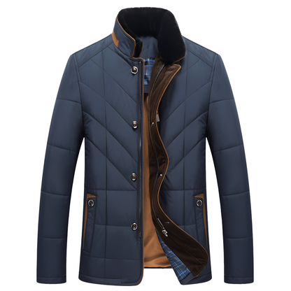 Steve - Vintage Warm Quilted Jacket for Men