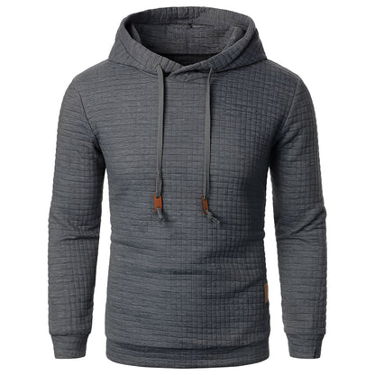 Damian - Casual, warm close-fitting hooded sweatshirt for men