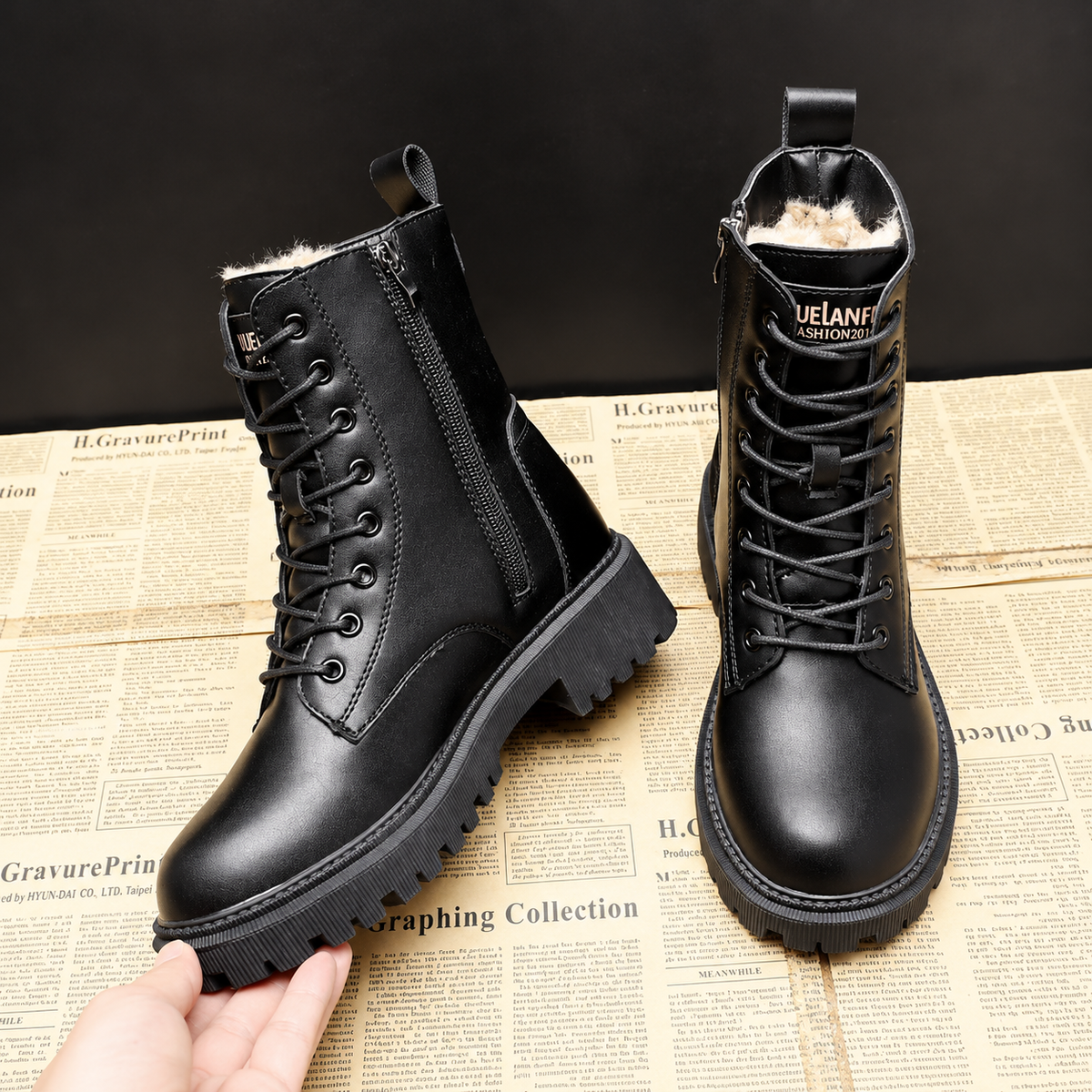 Delphine – Botas de Inverno Pretas