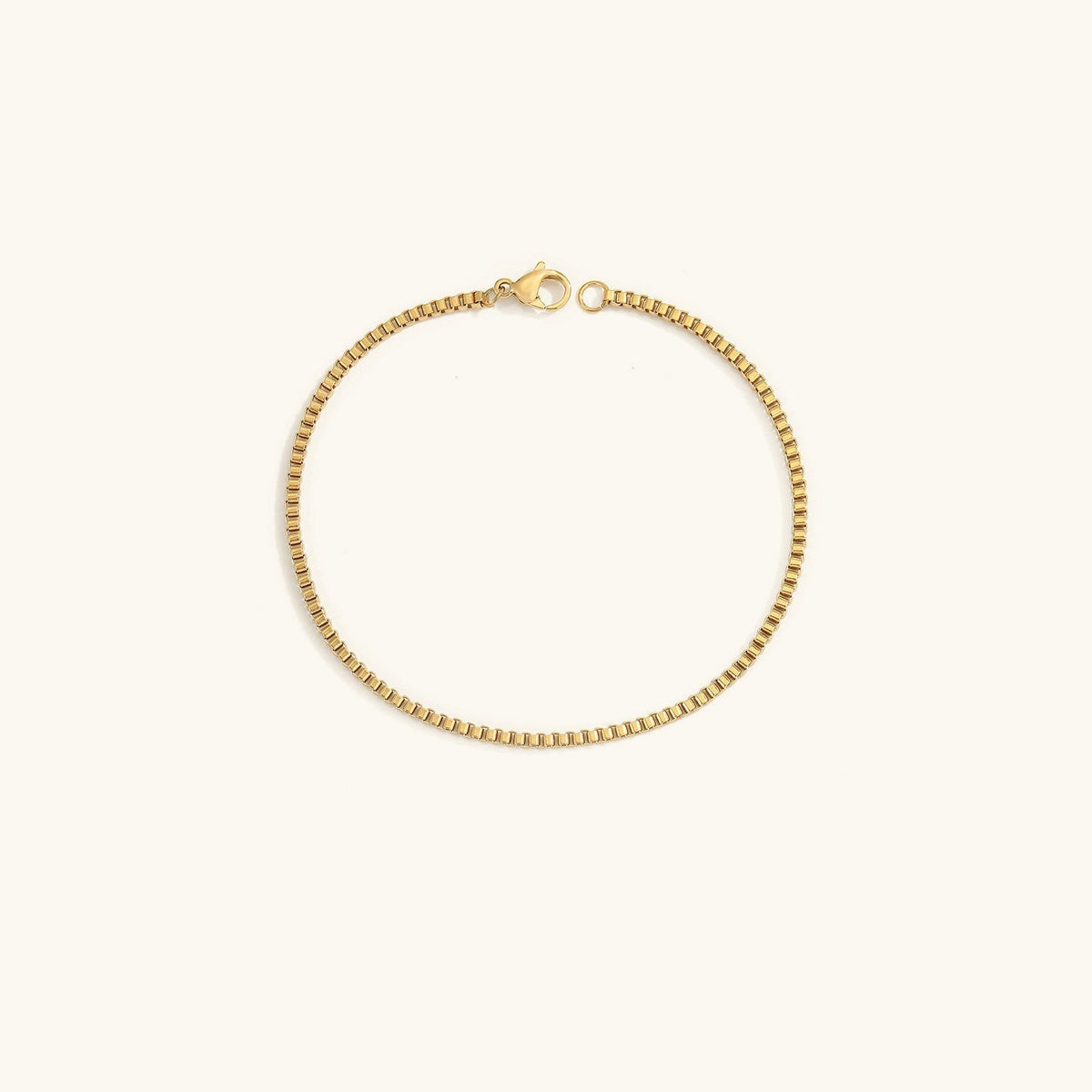 Victoria - Bracelete em cadeia dourada