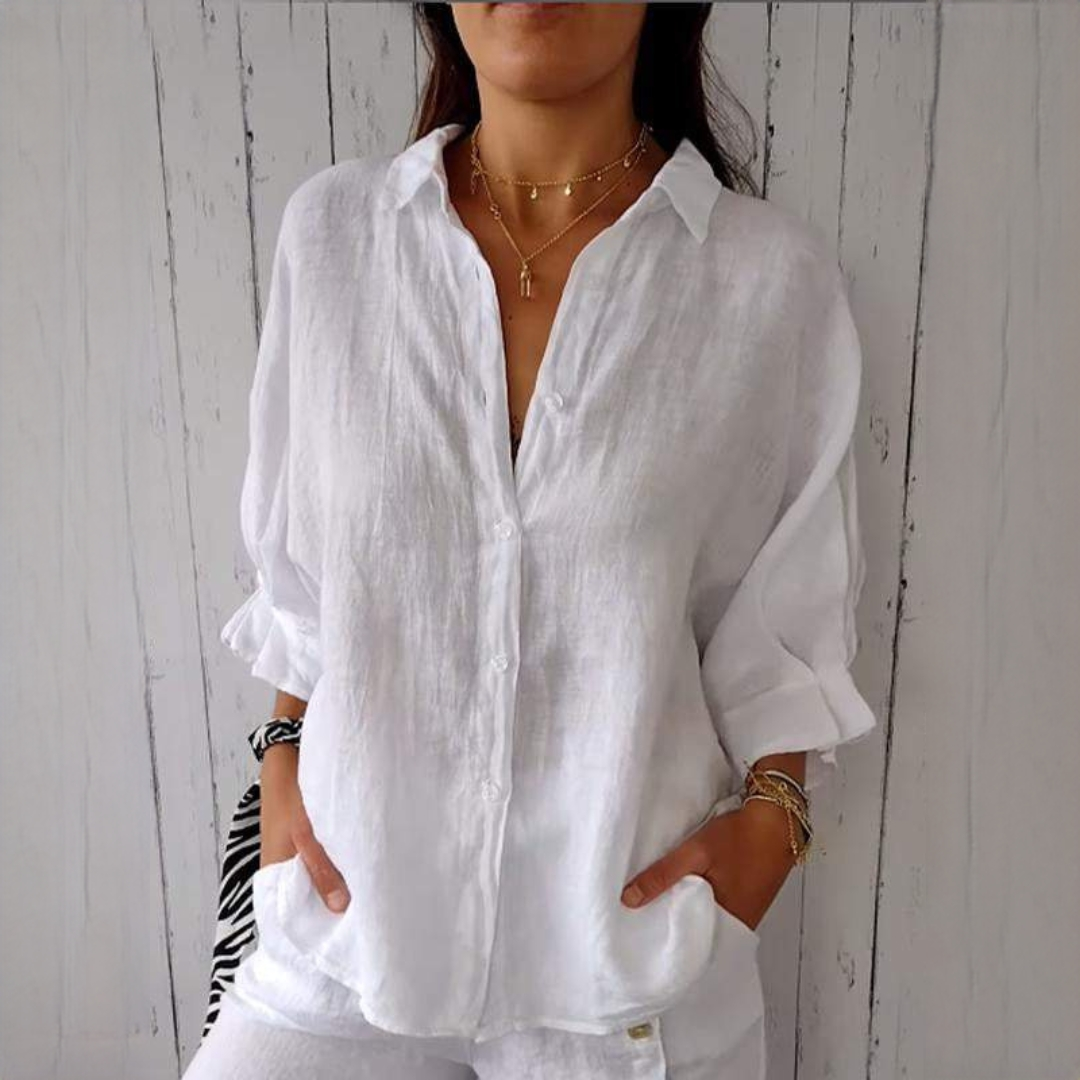 Reena - Camisa casual e confortável