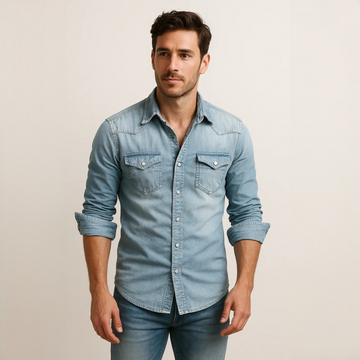 Maxime - Camisa polo de manga longa confortável