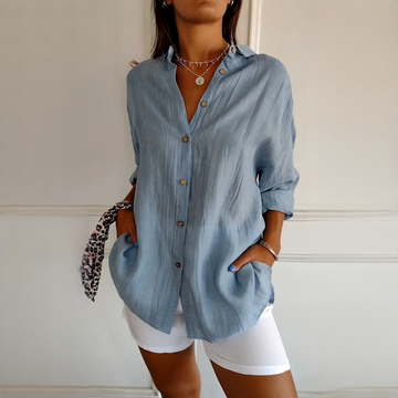 Xaelle - Camisa elegante com botões